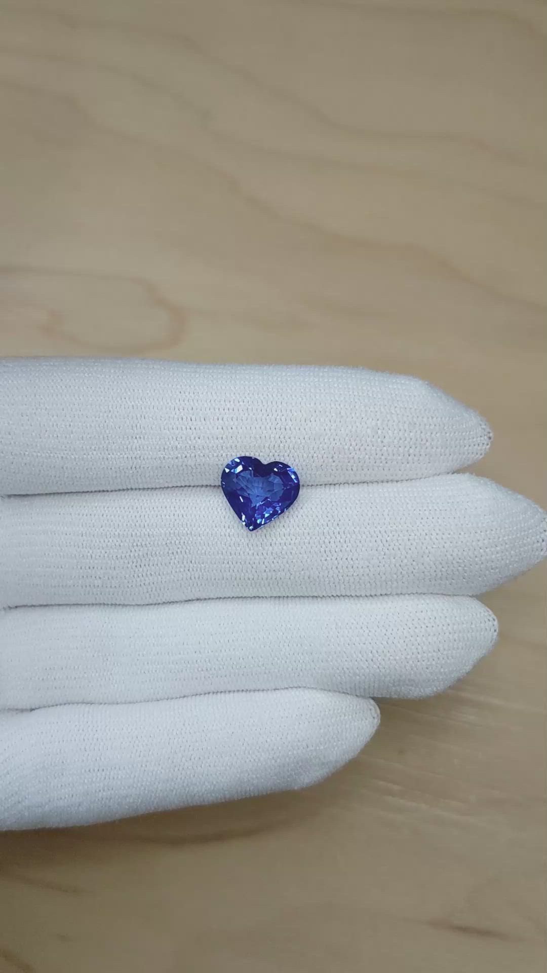 5.21 Ct. Blue Sapphire from Madagascar Size Video