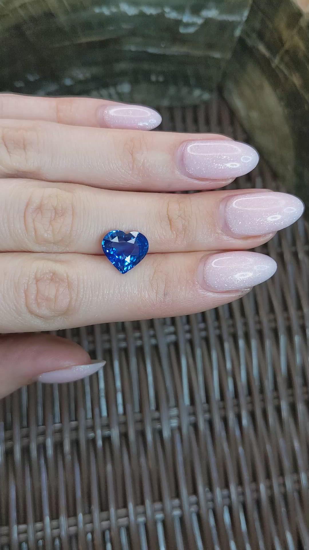 5.21 Ct. Blue Sapphire from Madagascar Size Video