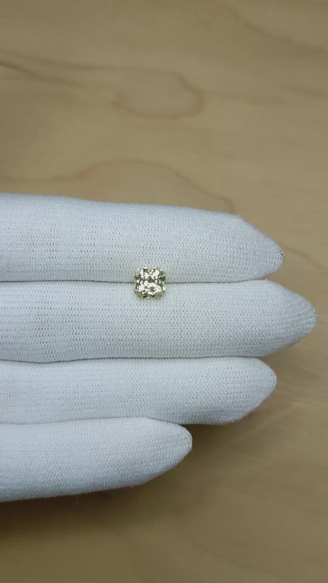 2.31 Ct. Yellow Sapphire from Ceylon (Sri Lanka) Size Video