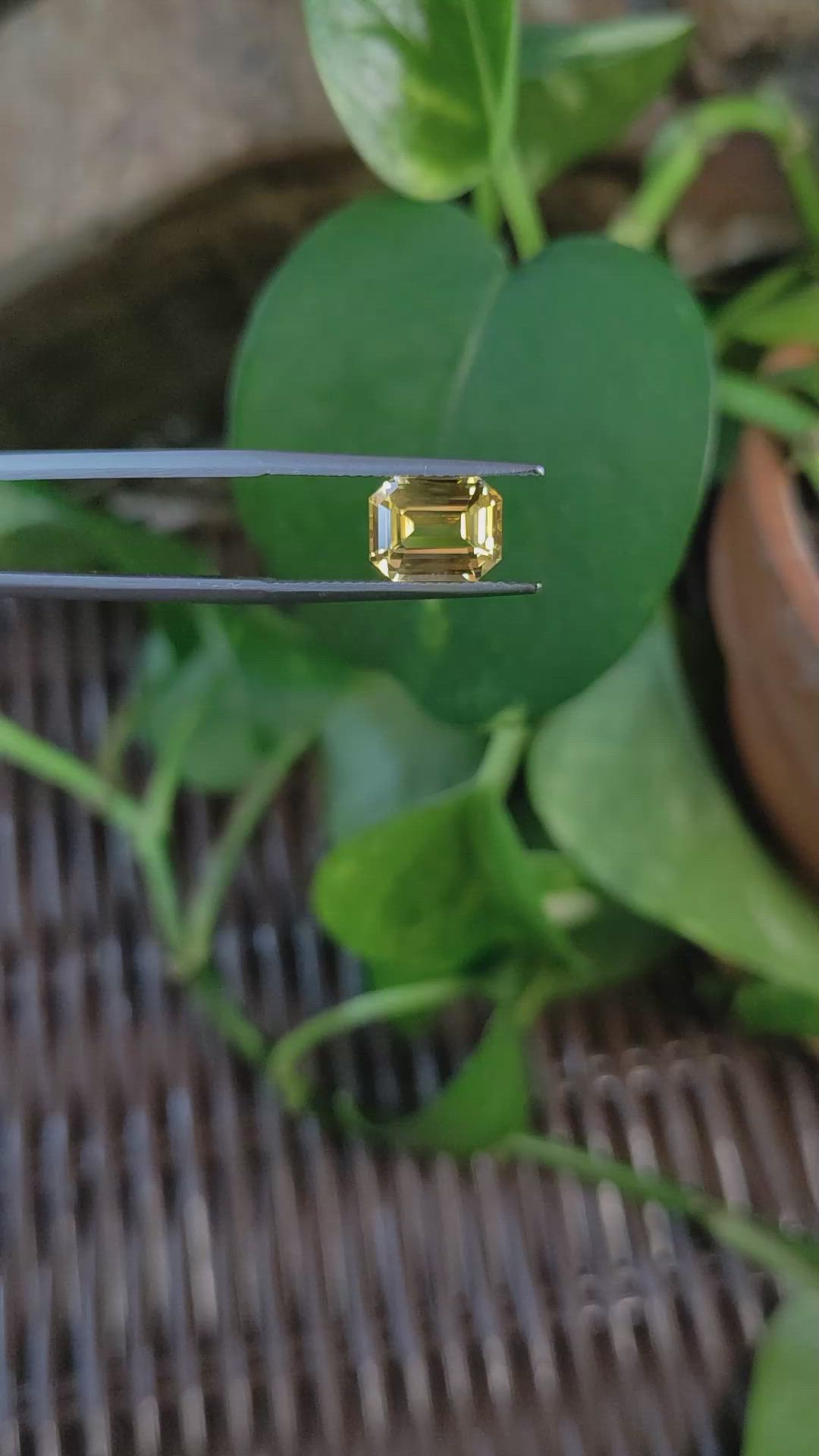 3.60 Ct. Yellow Sapphire from Ceylon (Sri Lanka) Size Video