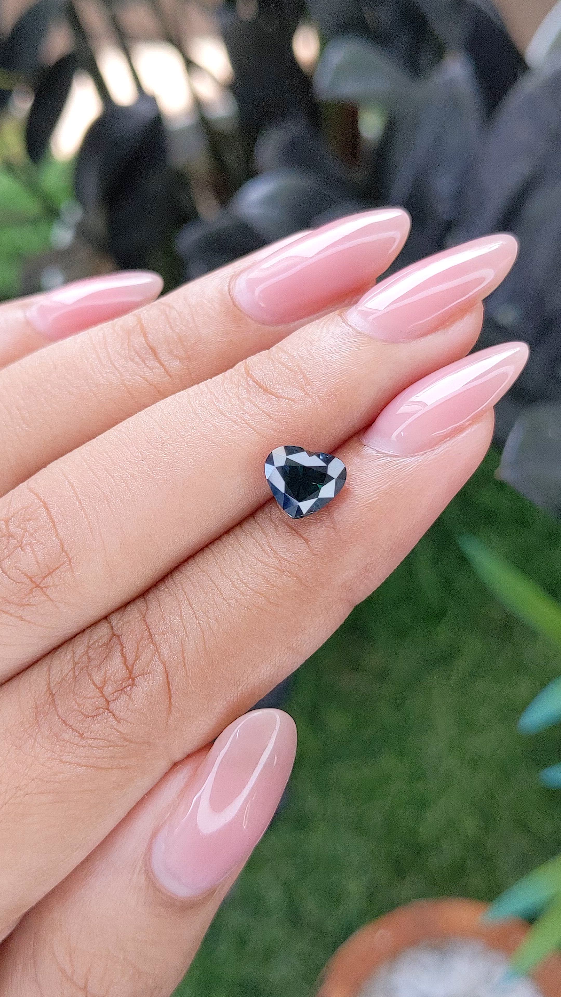 2.00 Ct. Bluish Green Sapphire from Madagascar Size Video
