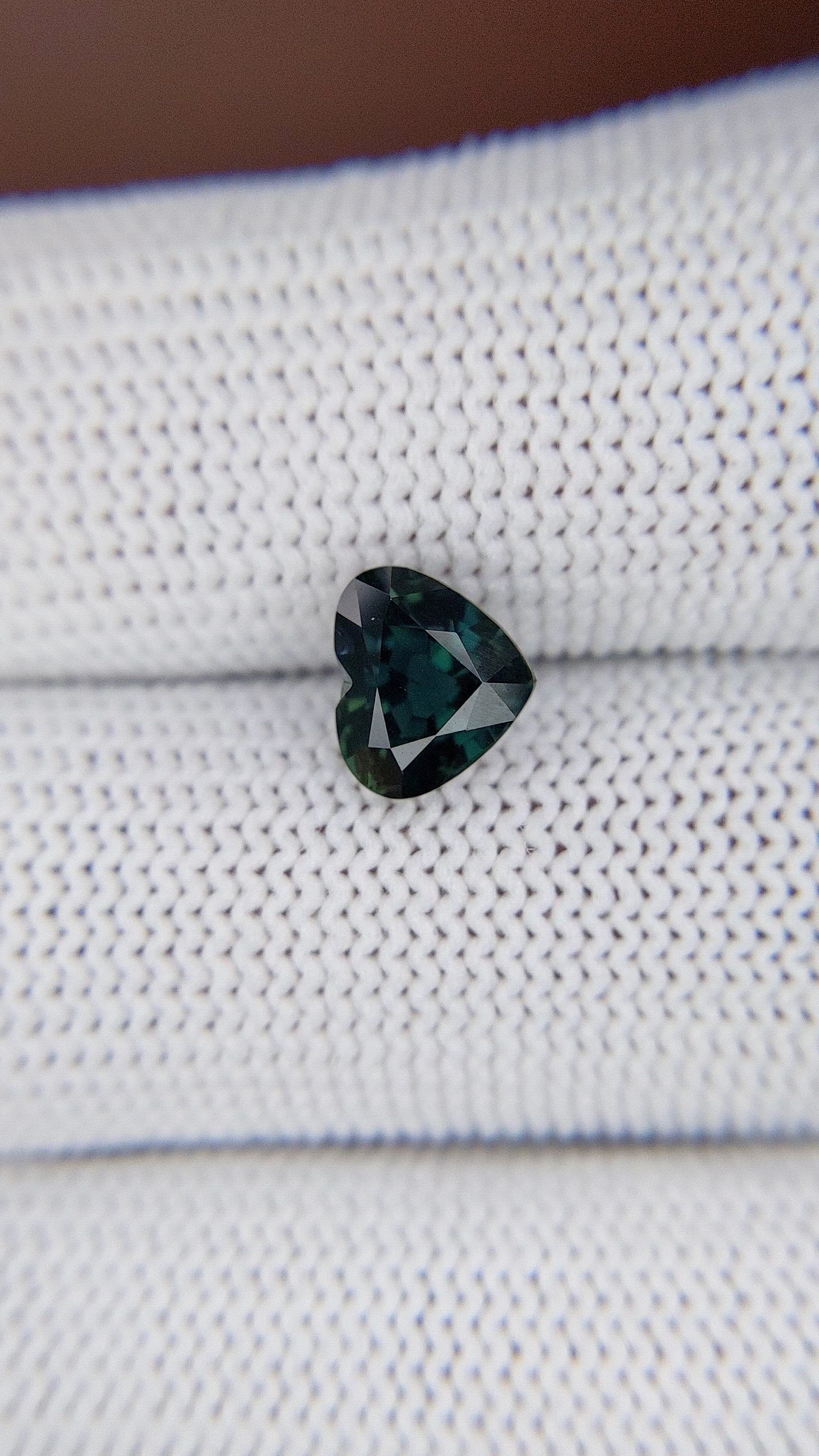 2.00 Ct. Bluish Green Sapphire from Madagascar Size Video