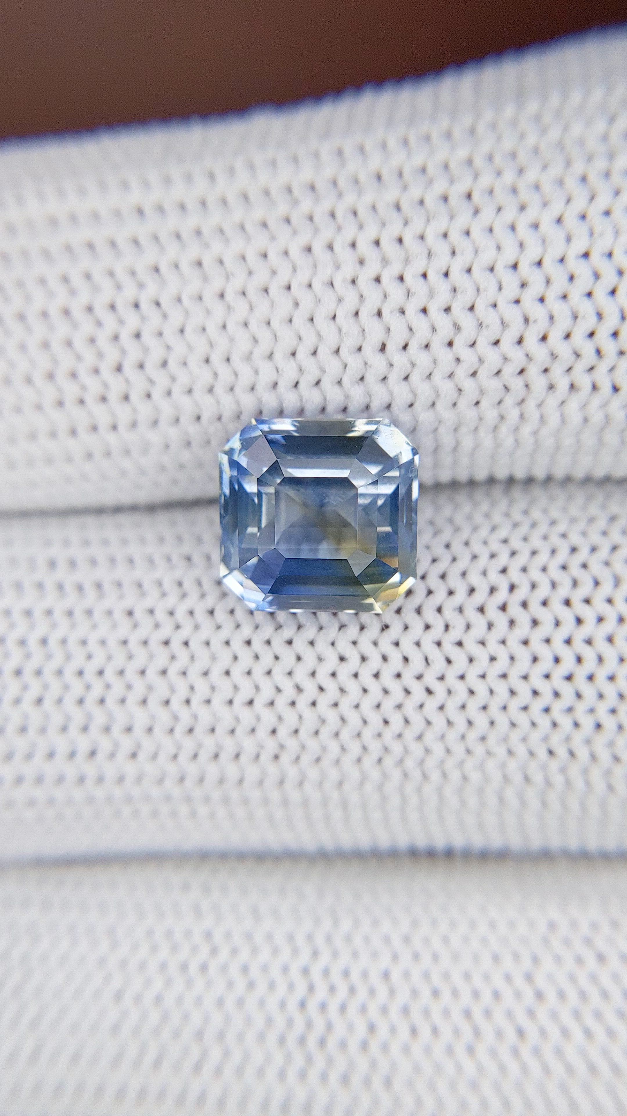 5.02 Ct. Bi Color / Parti Sapphire from Madagascar Size Video