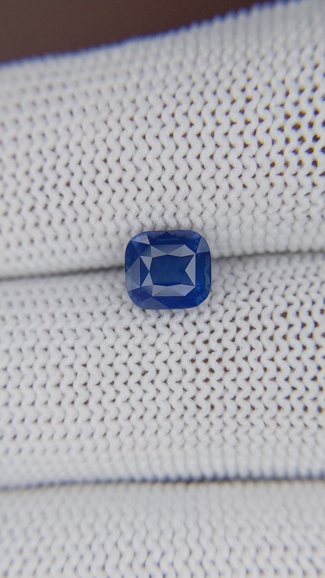 1.56 Ct. Blue Sapphire from Tanzania Size Video