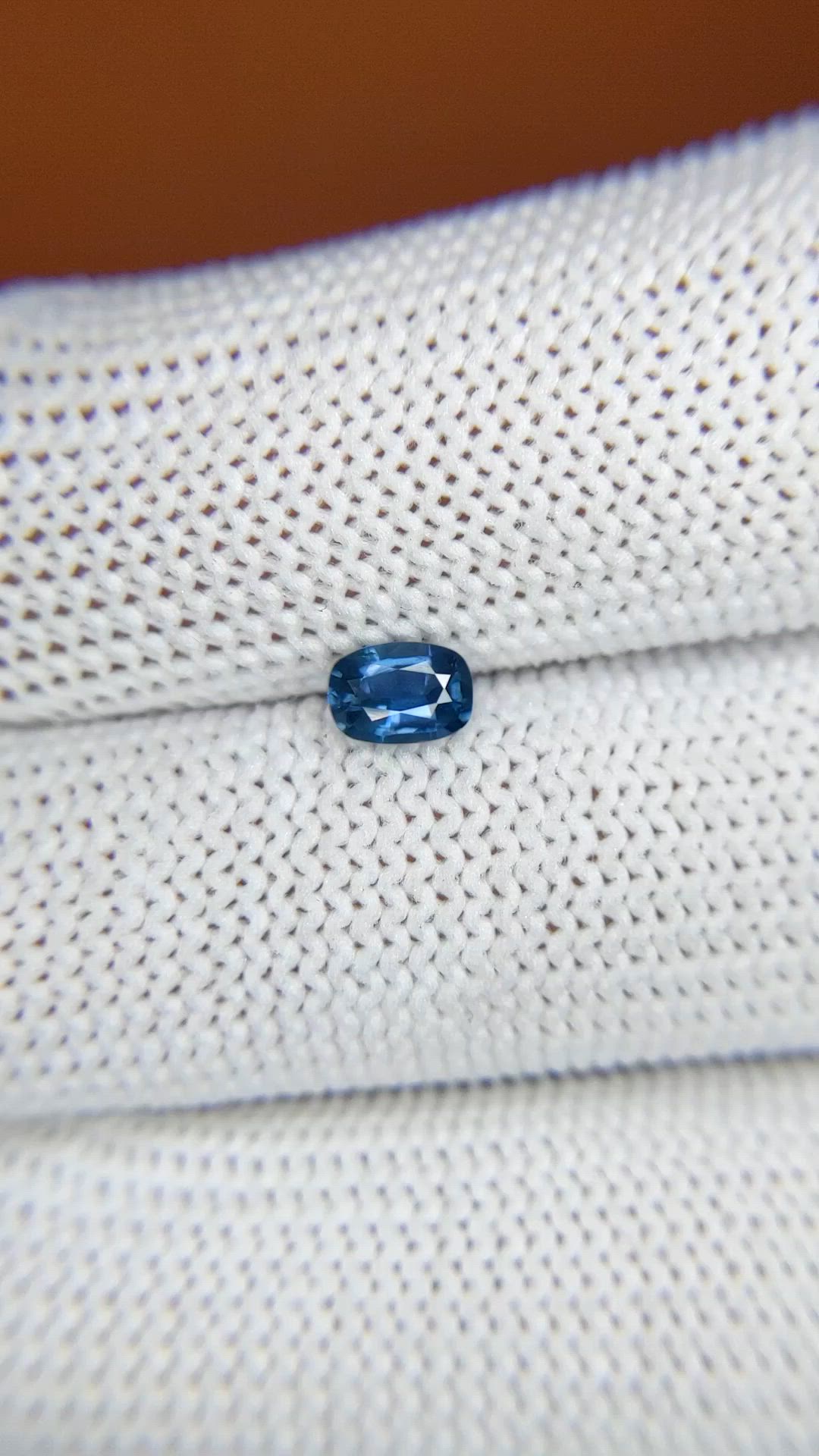 0.51 Ct. Blue Sapphire from Madagascar Size Video