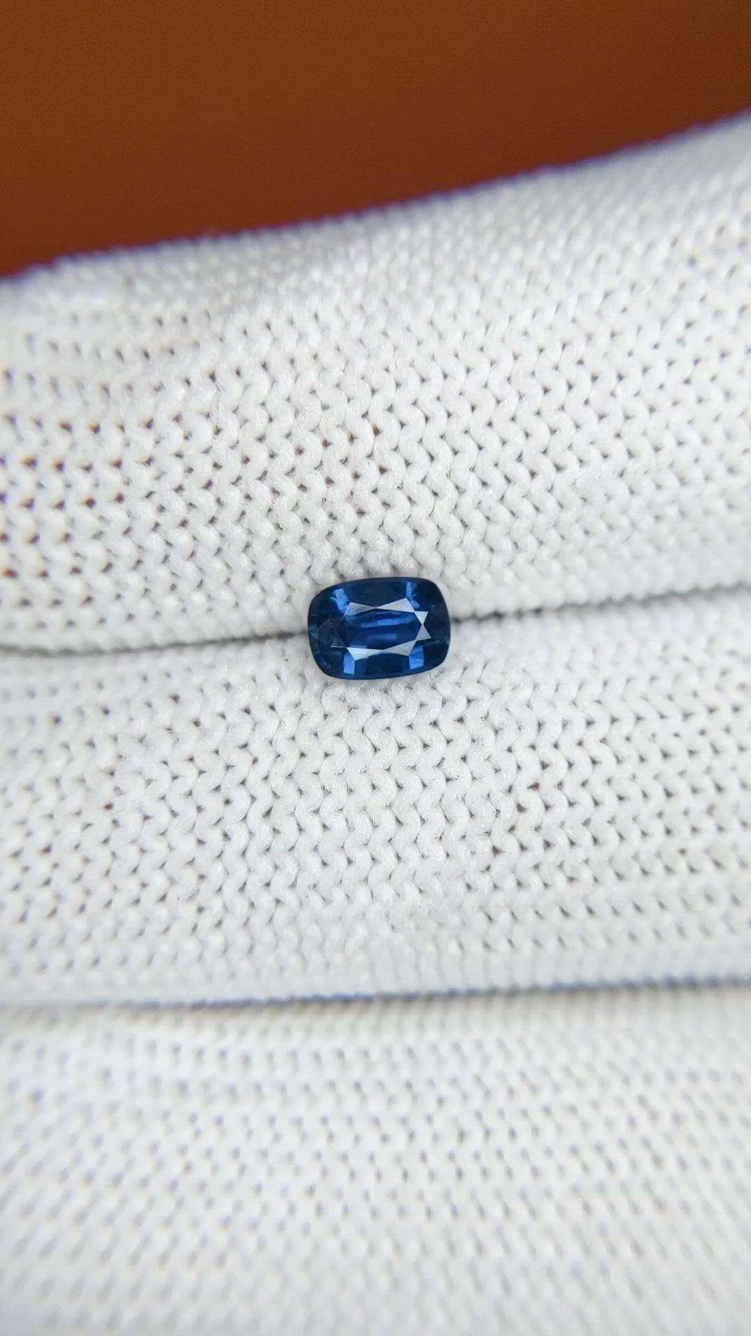 0.62 Ct. Blue Sapphire from Madagascar Size Video