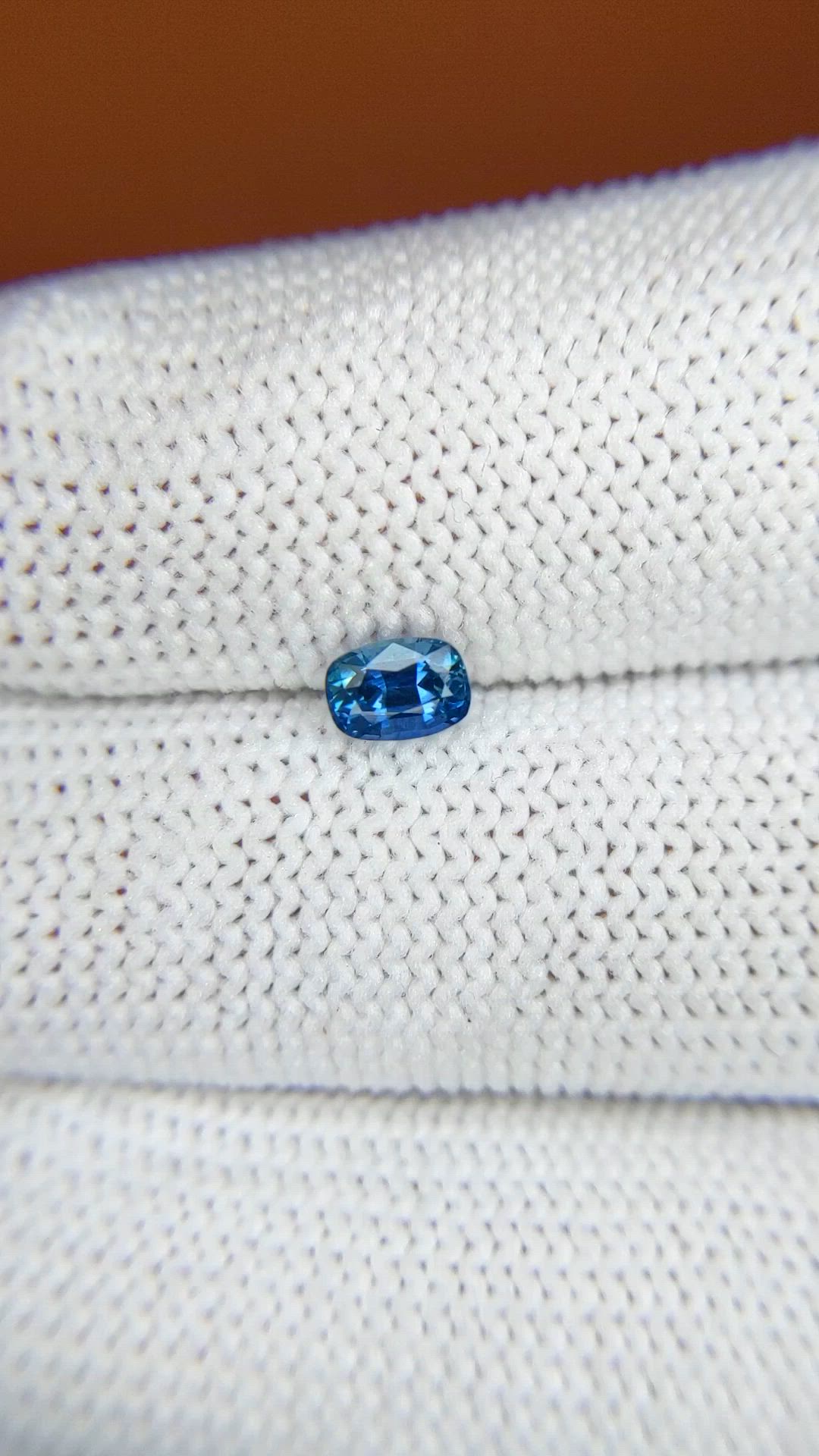 0.49 Ct. Blue Sapphire from Madagascar Size Video