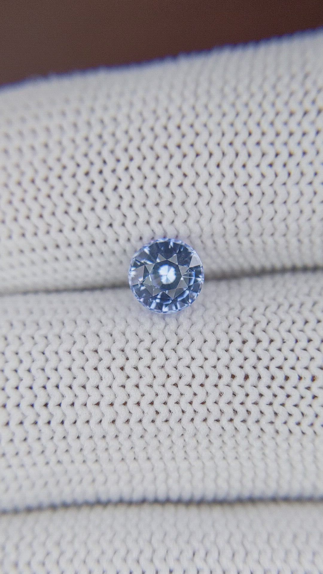 1.04 Ct. Blue Sapphire from Ceylon (Sri Lanka) Size Video