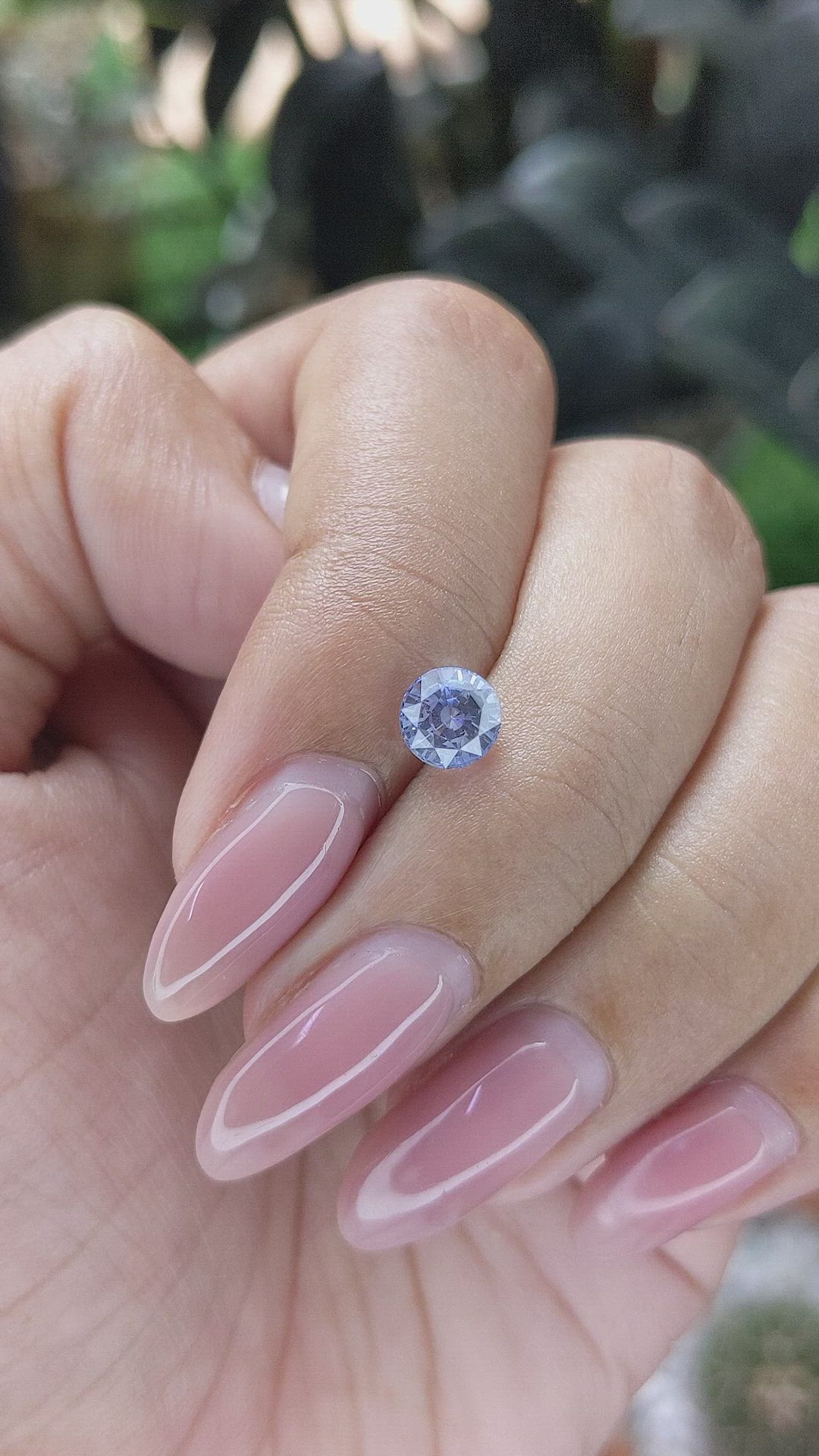 1.04 Ct. Blue Sapphire from Ceylon (Sri Lanka) Size Video