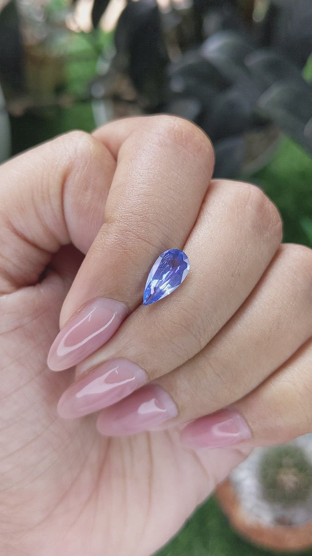 1.42 Ct. Blue Sapphire from Ceylon (Sri Lanka) Size Video