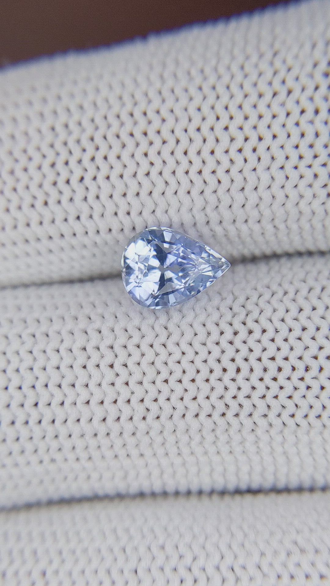 1.61 Ct. Blue Sapphire from Ceylon (Sri Lanka) Size Video