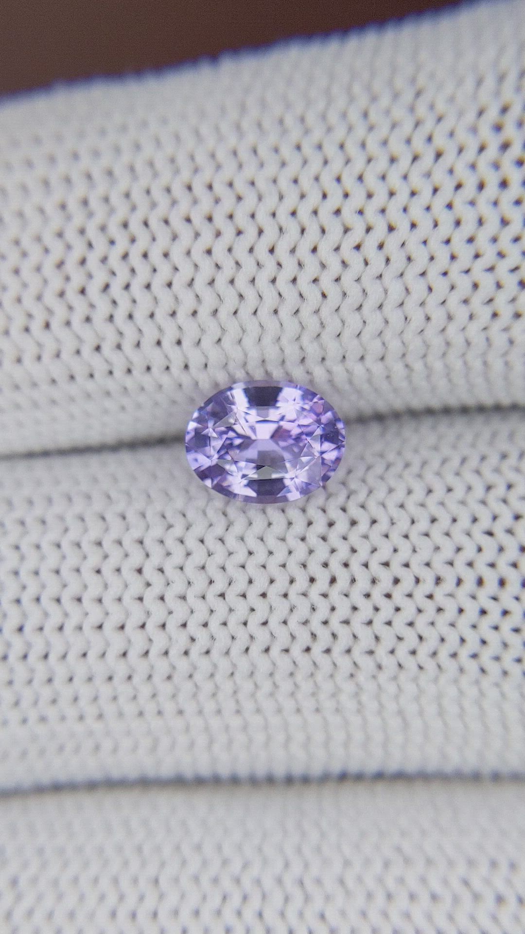 1.29 Ct. Purple Sapphire from Madagascar Size Video