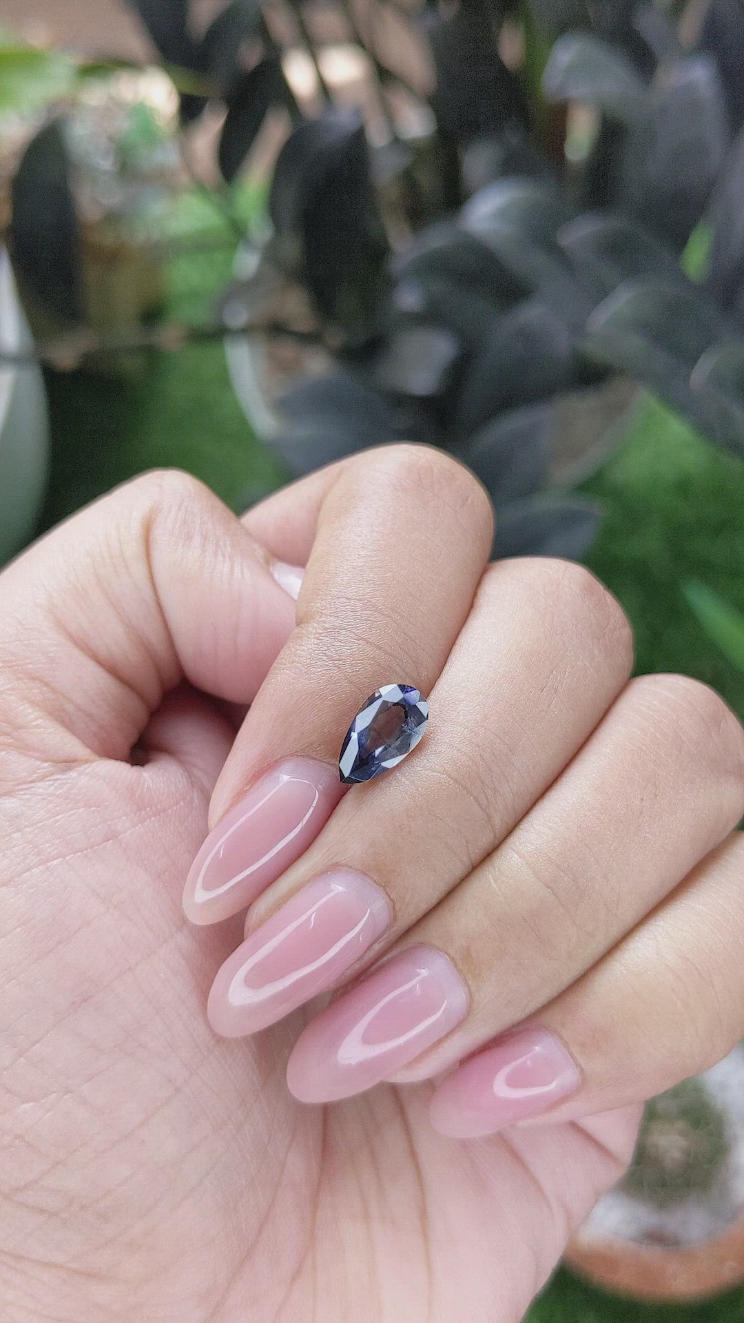 1.85 Ct. Bi Color / Parti Sapphire from Ceylon (Sri Lanka) Size Video