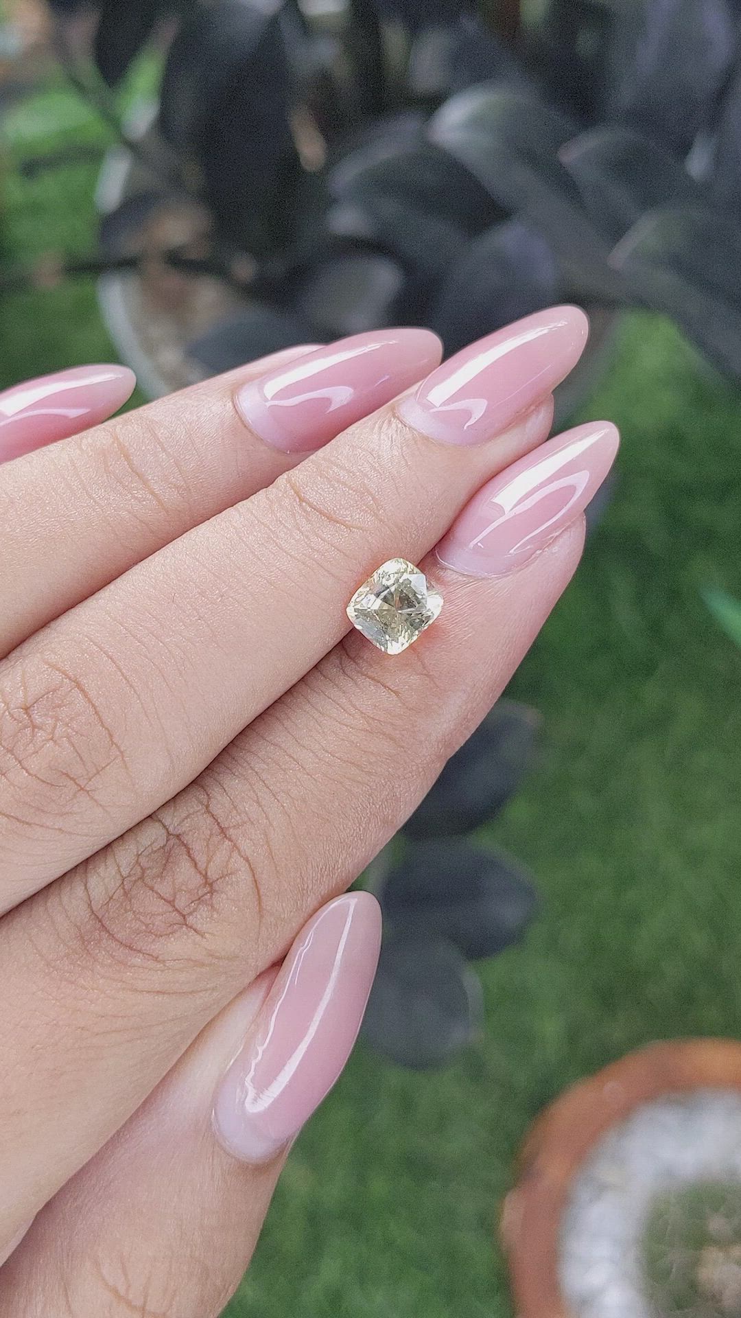 1.50 Ct. Yellow Sapphire from Madagascar Size Video