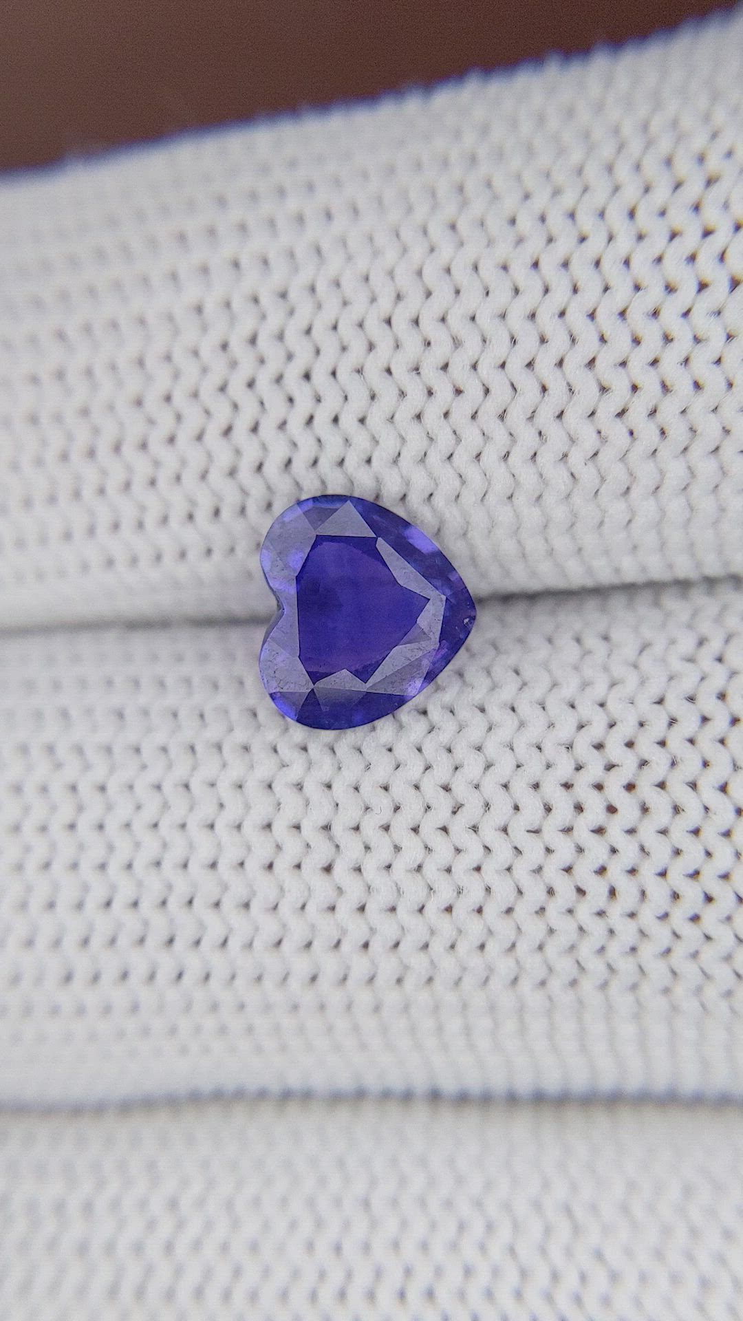 1.52 Ct. Purplish Blue Sapphire from Tanzania Size Video
