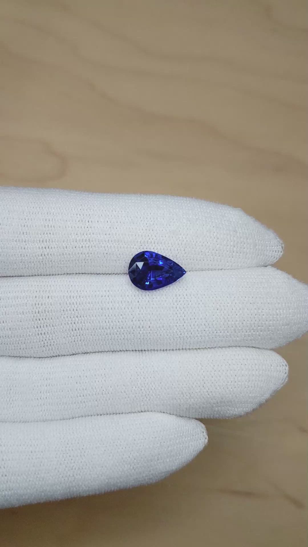 4.01 Ct. Blue Sapphire from Madagascar Size Video