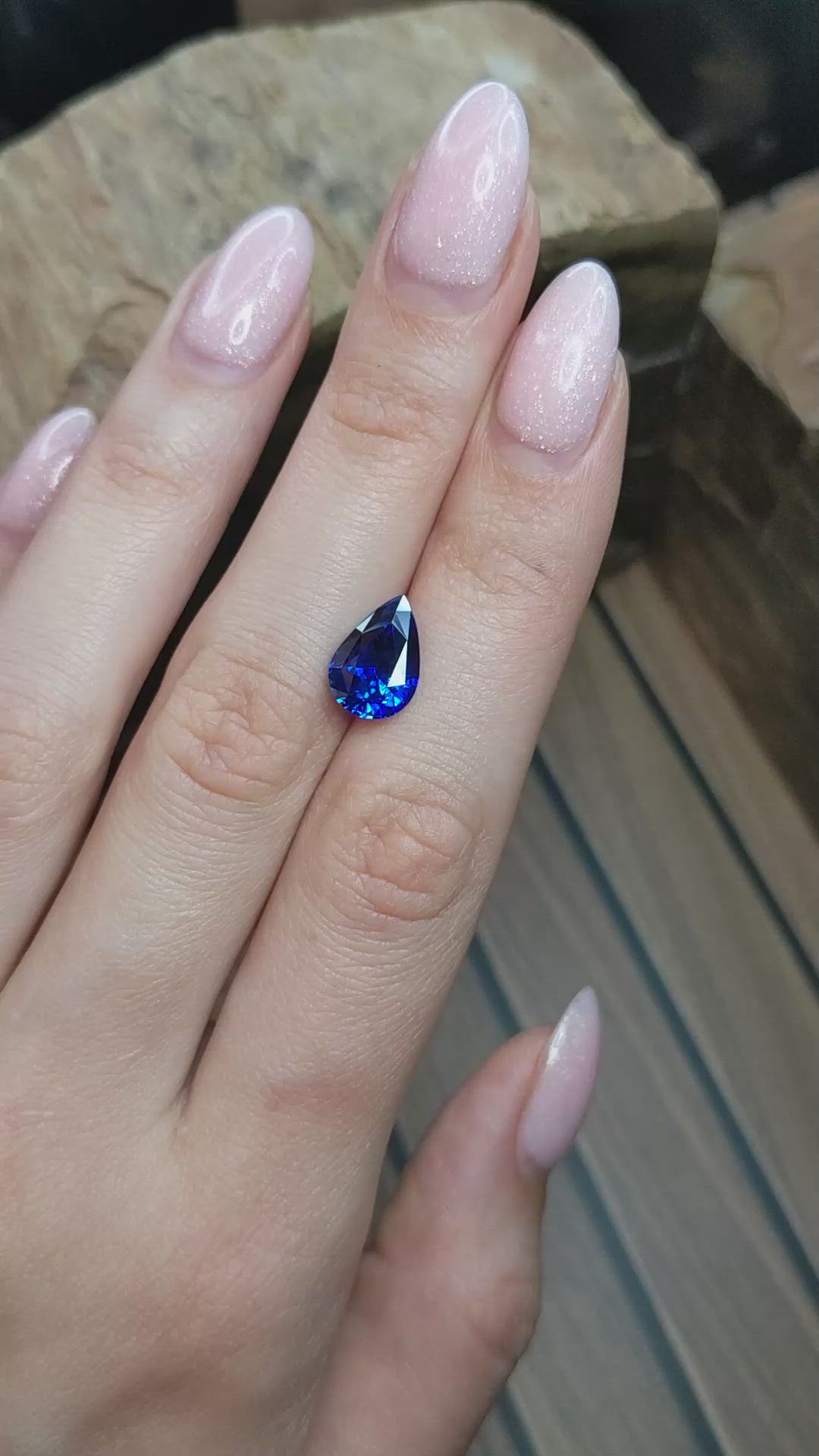 4.01 Ct. Blue Sapphire from Madagascar Size Video