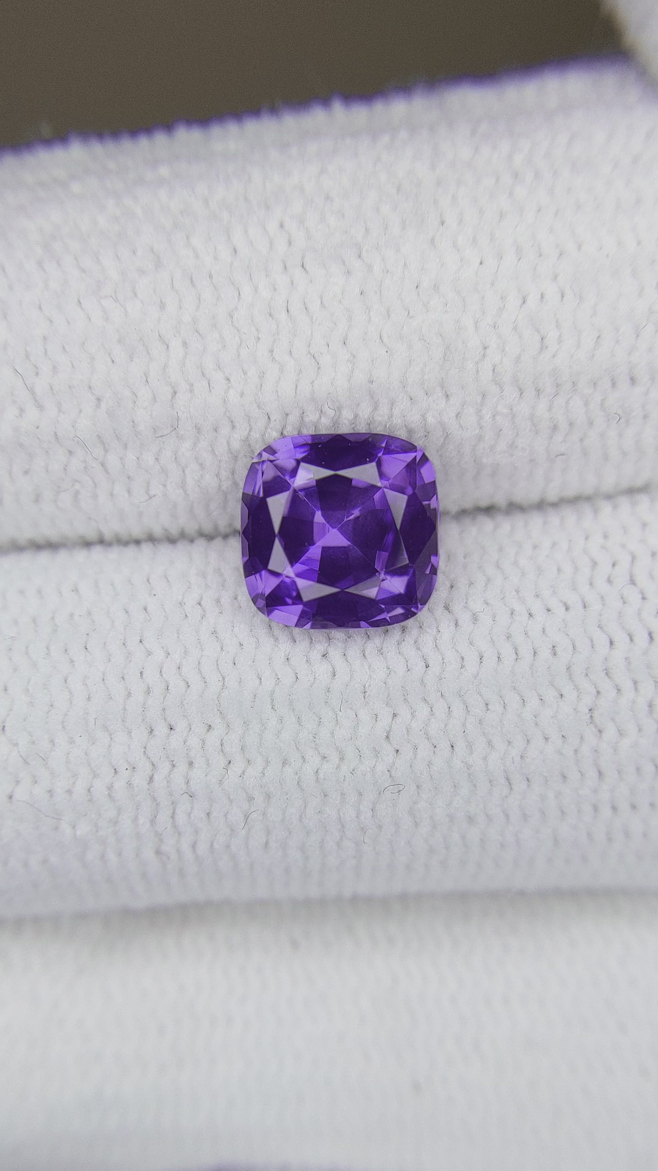 1.89 Ct. Purple Sapphire from Ceylon (Sri Lanka) Size Video