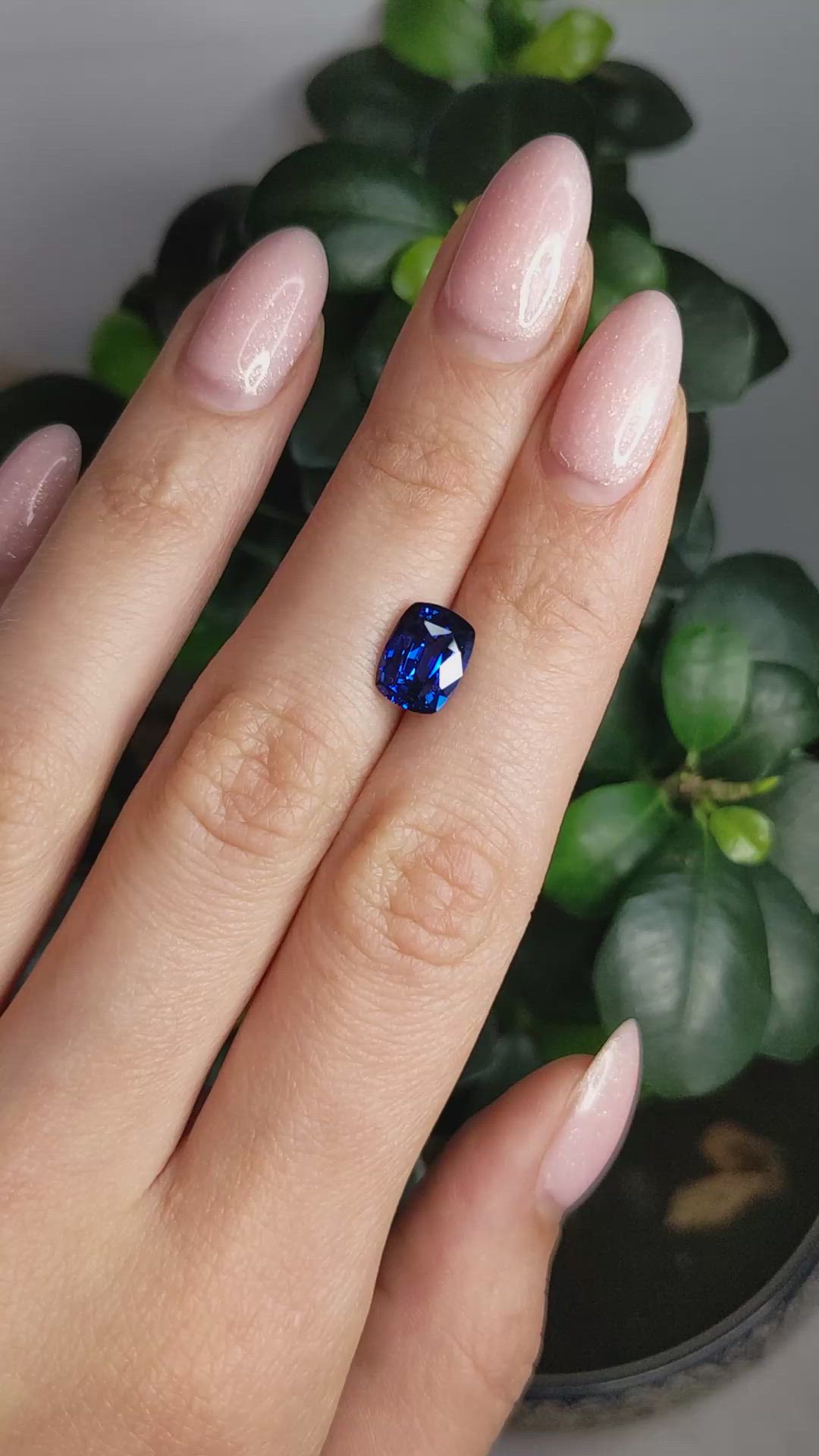 3.10 Ct. Blue Sapphire from Madagascar Size Video