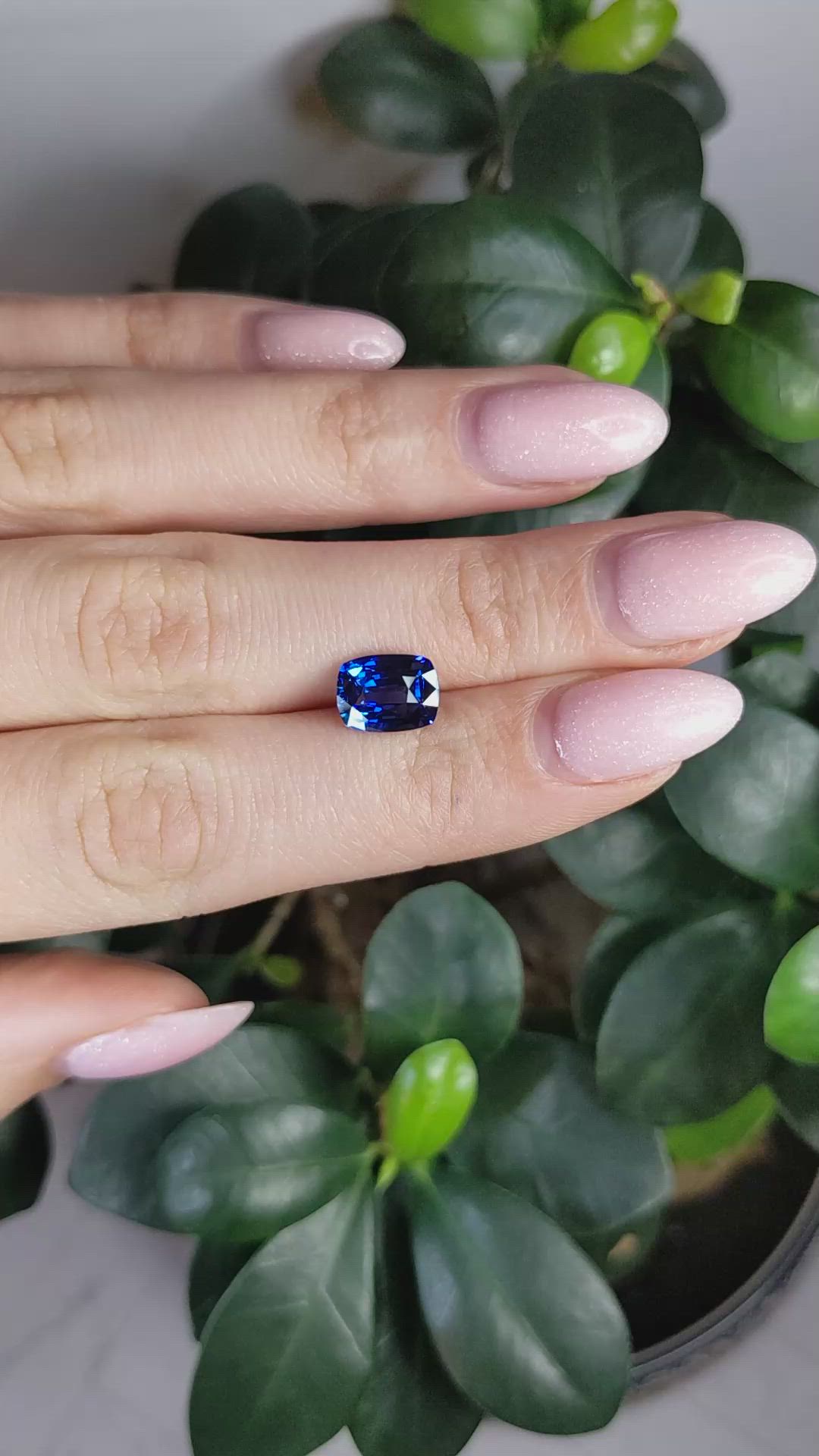 3.10 Ct. Blue Sapphire from Madagascar Size Video