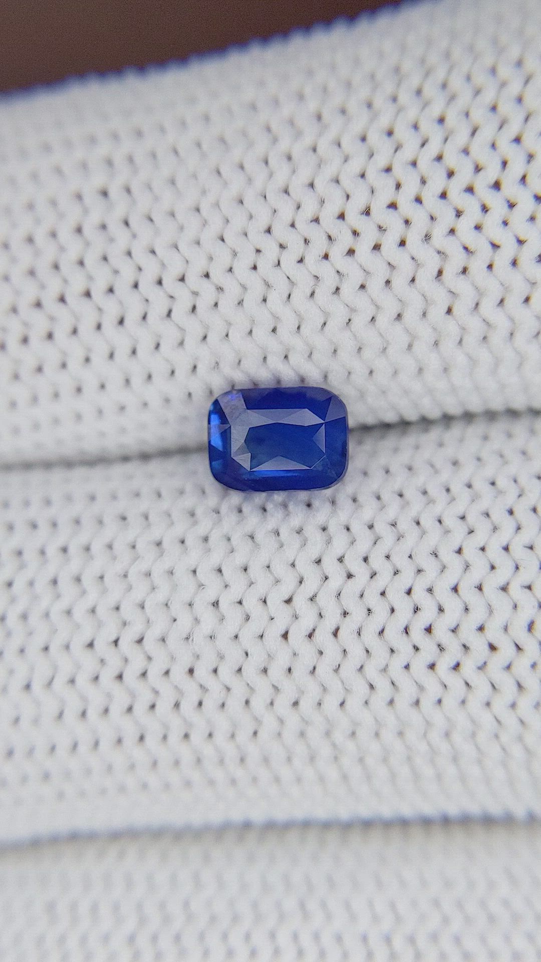 1.02 Ct. Blue Sapphire from Africa Size Video