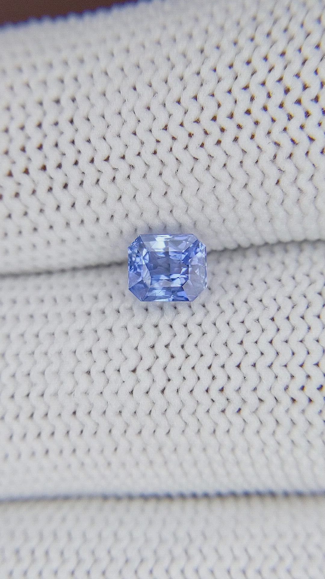 0.99 Ct. Blue Sapphire from Africa Size Video