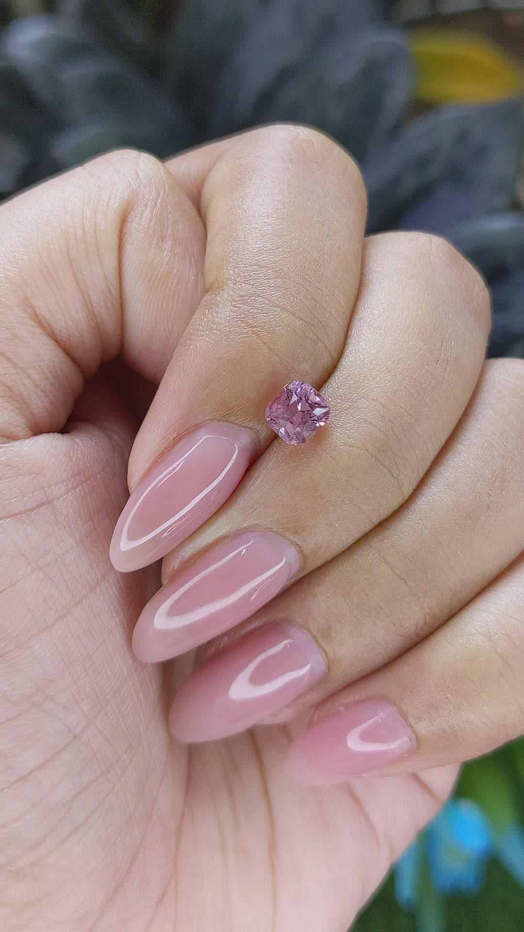 1.11 Ct. Purplish Pink Sapphire from Africa Size Video
