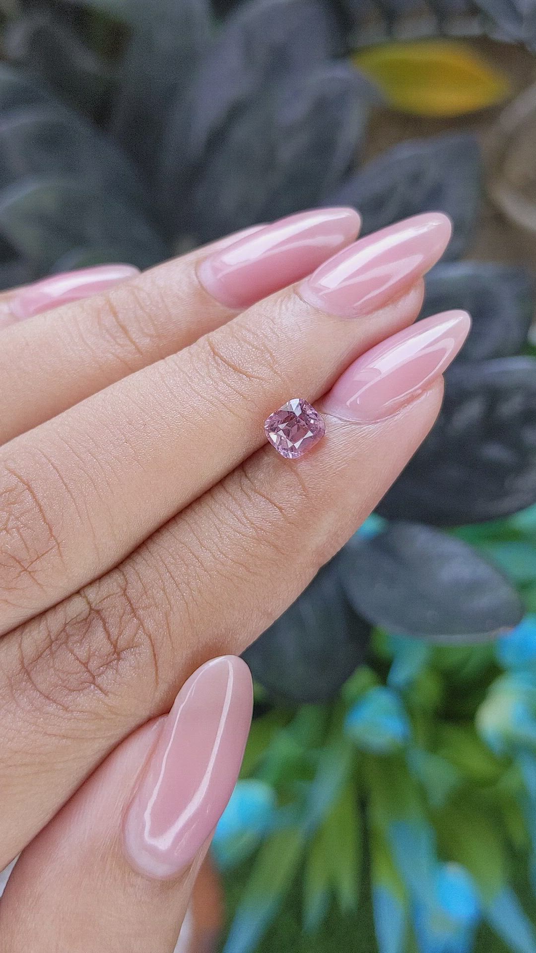 1.11 Ct. Purplish Pink Sapphire from Africa Size Video