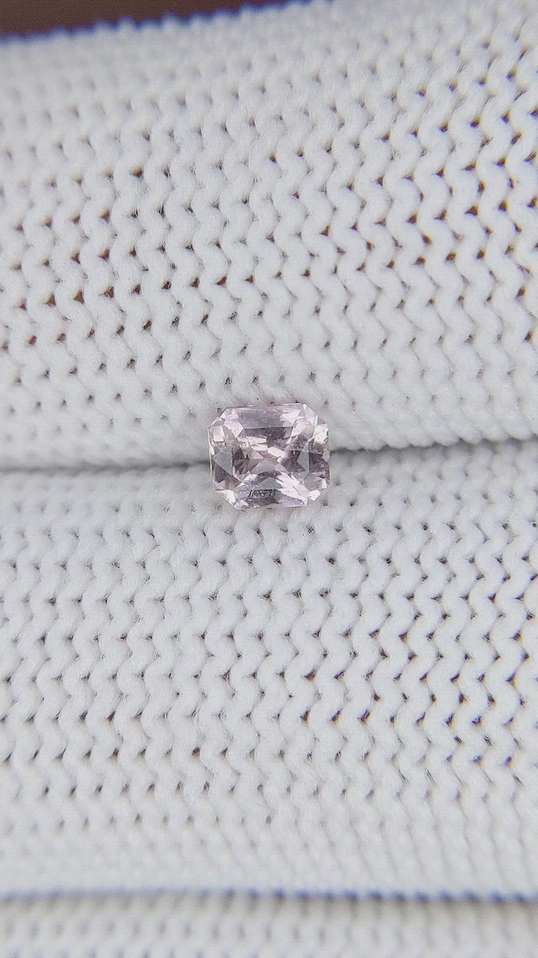 0.42 Ct. Purplish Pink Sapphire from Africa Size Video