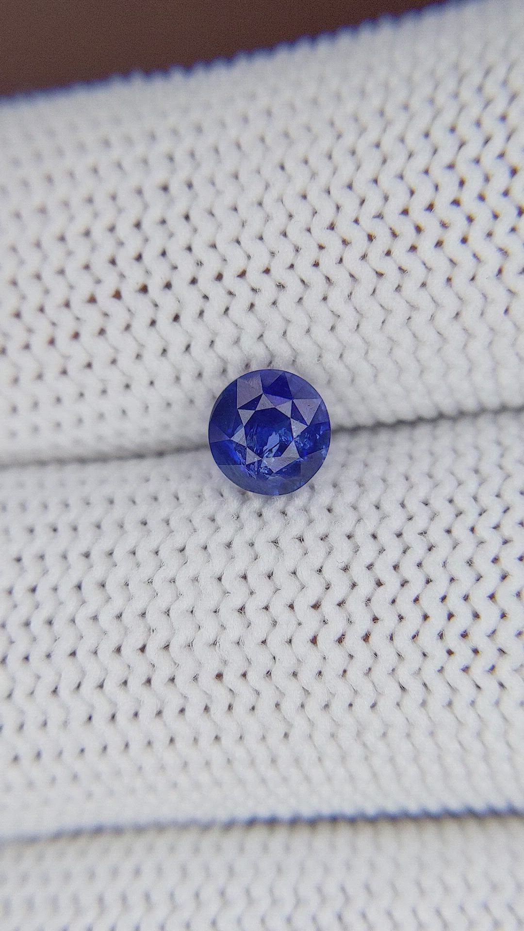 1.03 Ct. Blue Sapphire from Africa Size Video