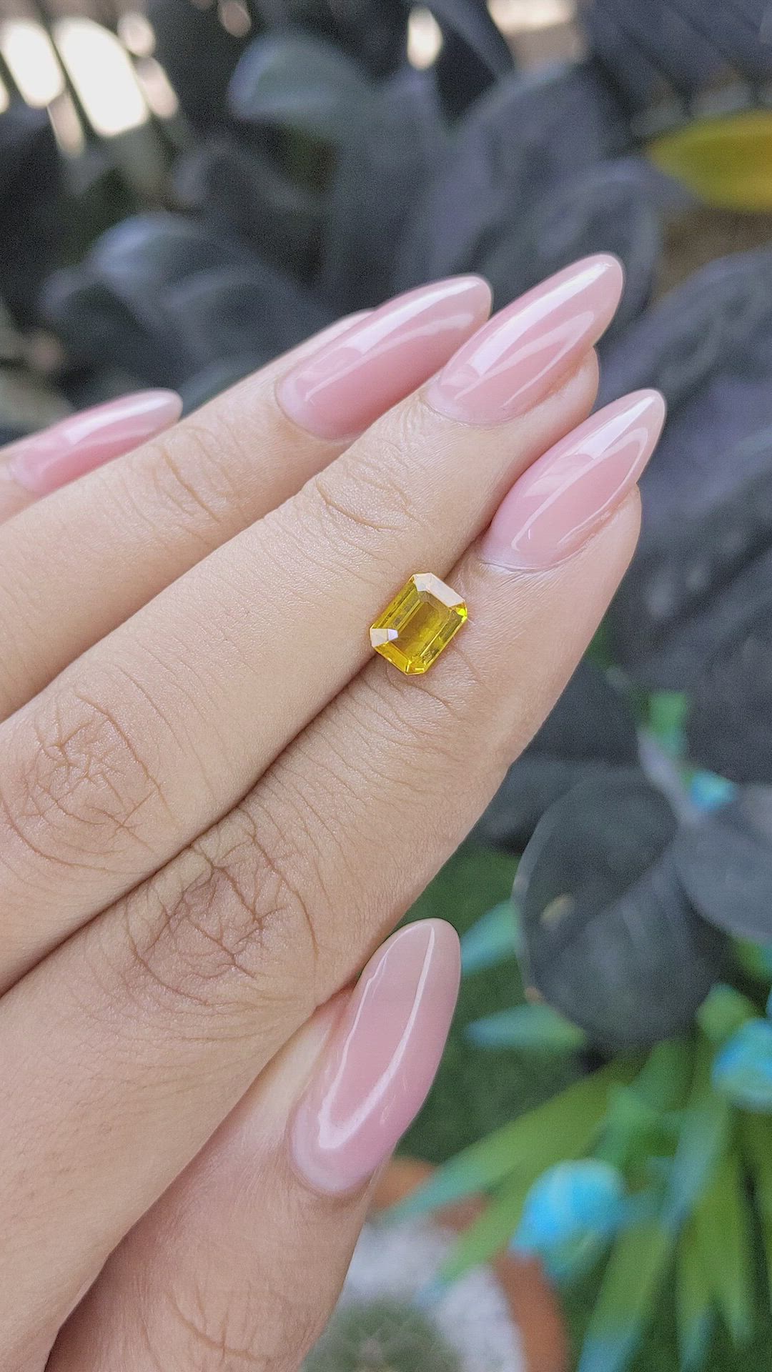 1.15 Ct. Yellow Sapphire from Africa Size Video