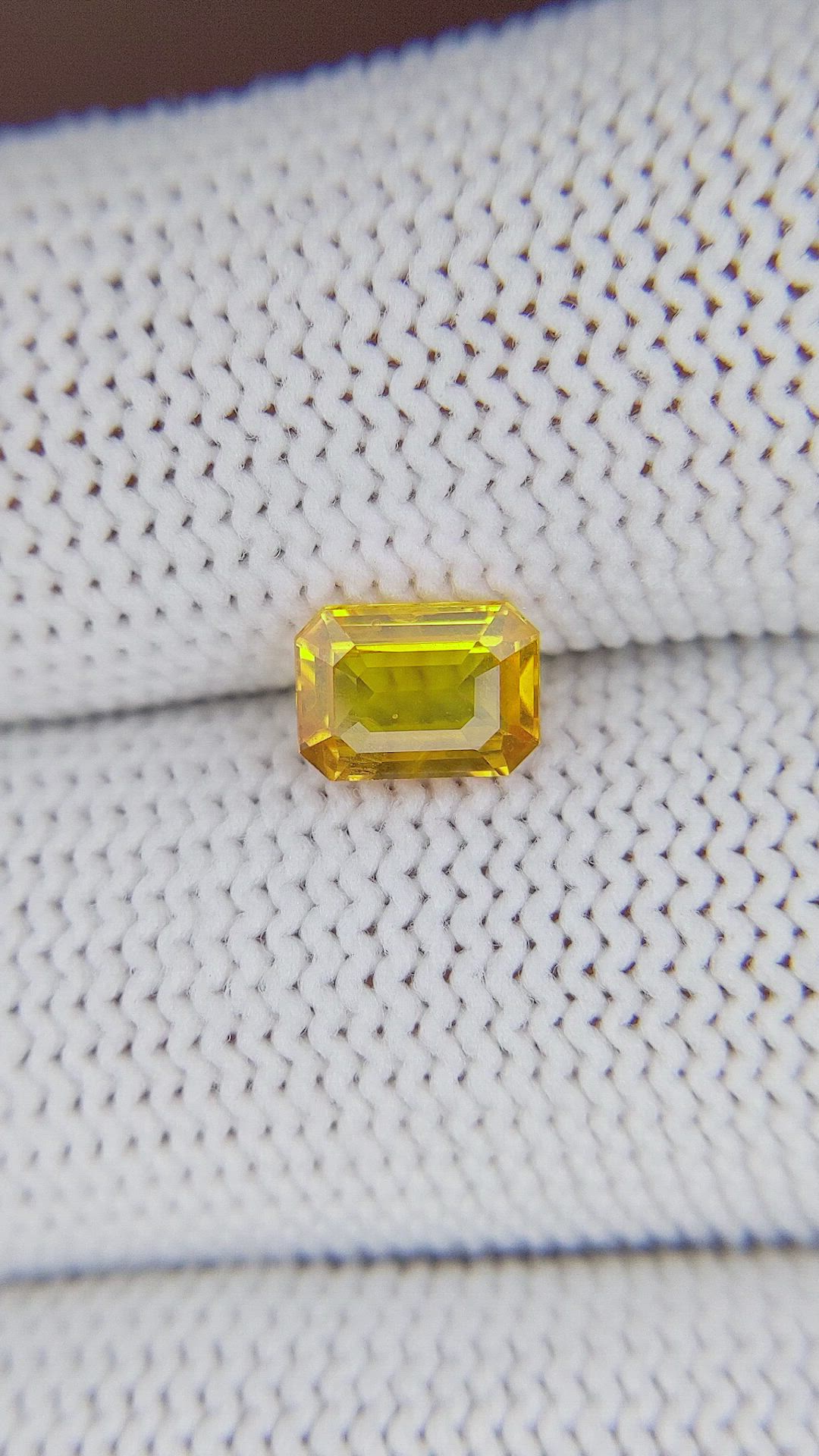 1.15 Ct. Yellow Sapphire from Africa Size Video