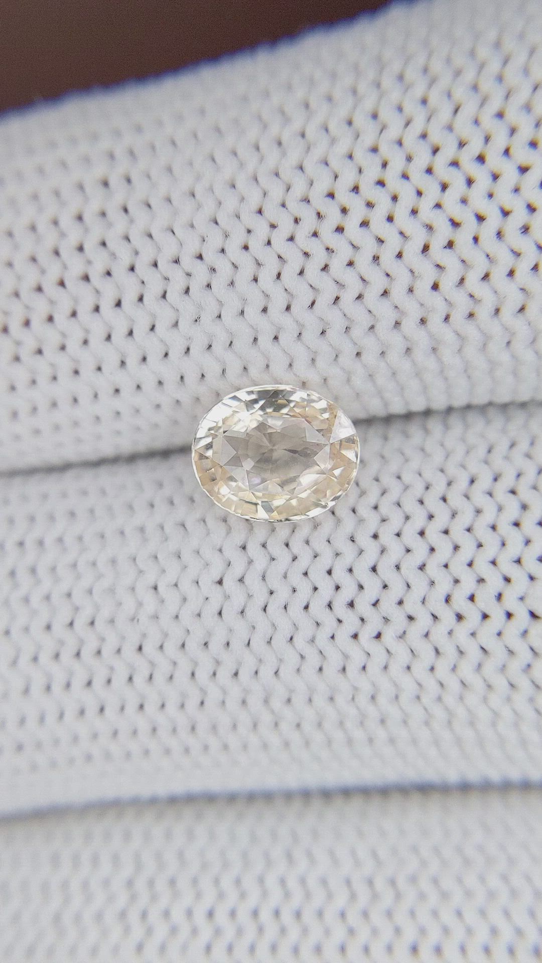 1.58 Ct. Peach Sapphire from Africa Size Video