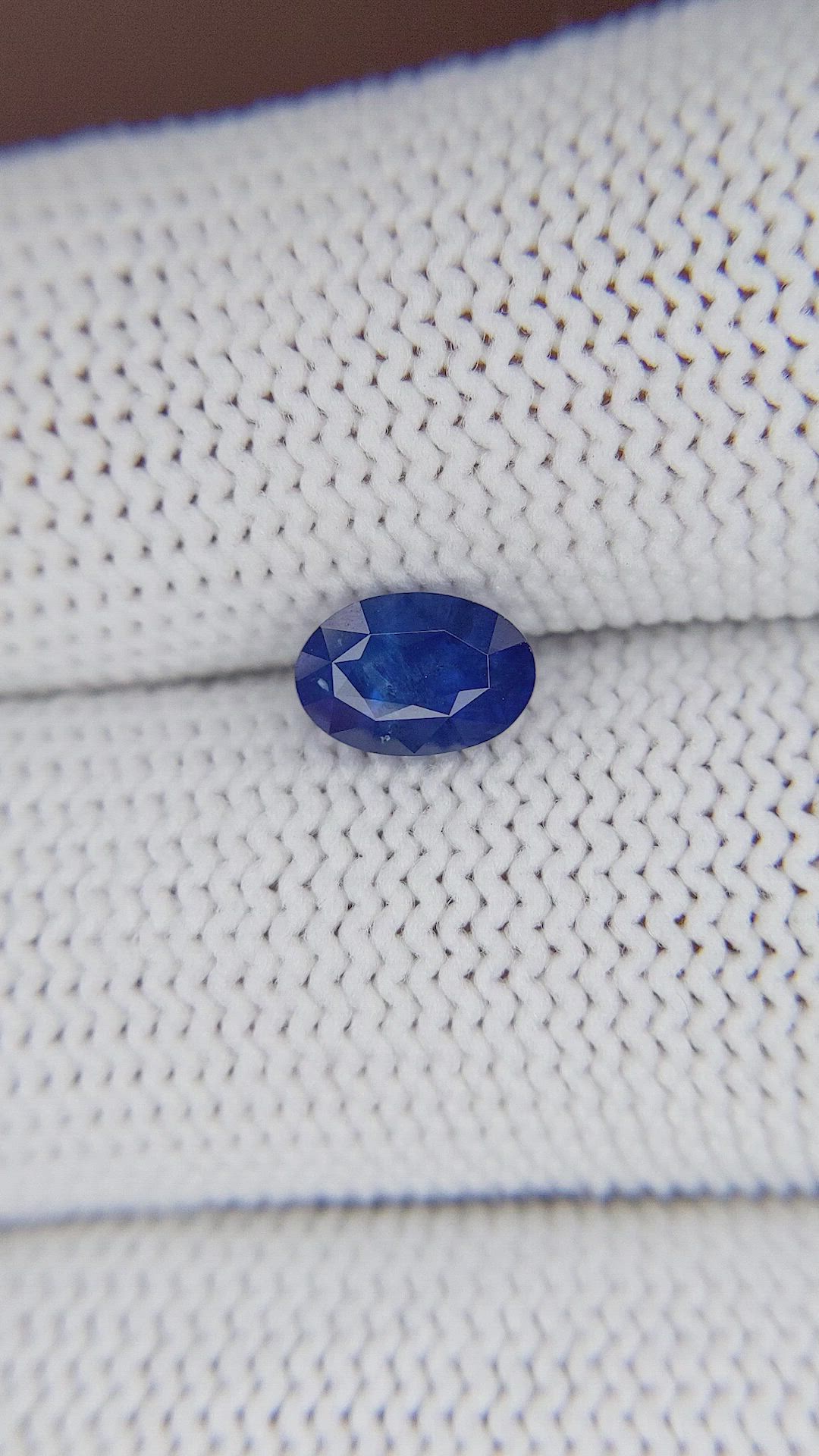 1.19 Ct. Blue Sapphire from Africa Size Video
