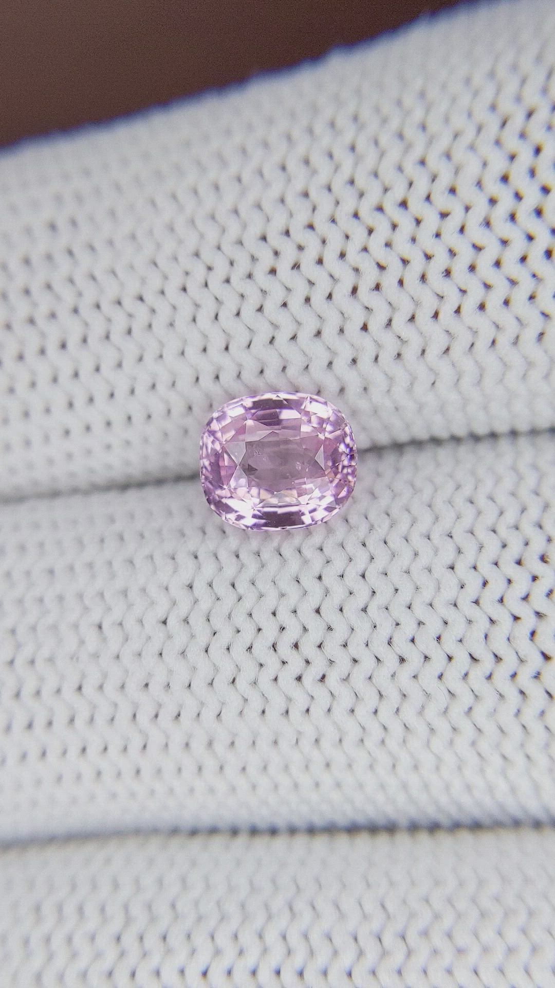 1.58 Ct. Pink Sapphire from Africa Size Video