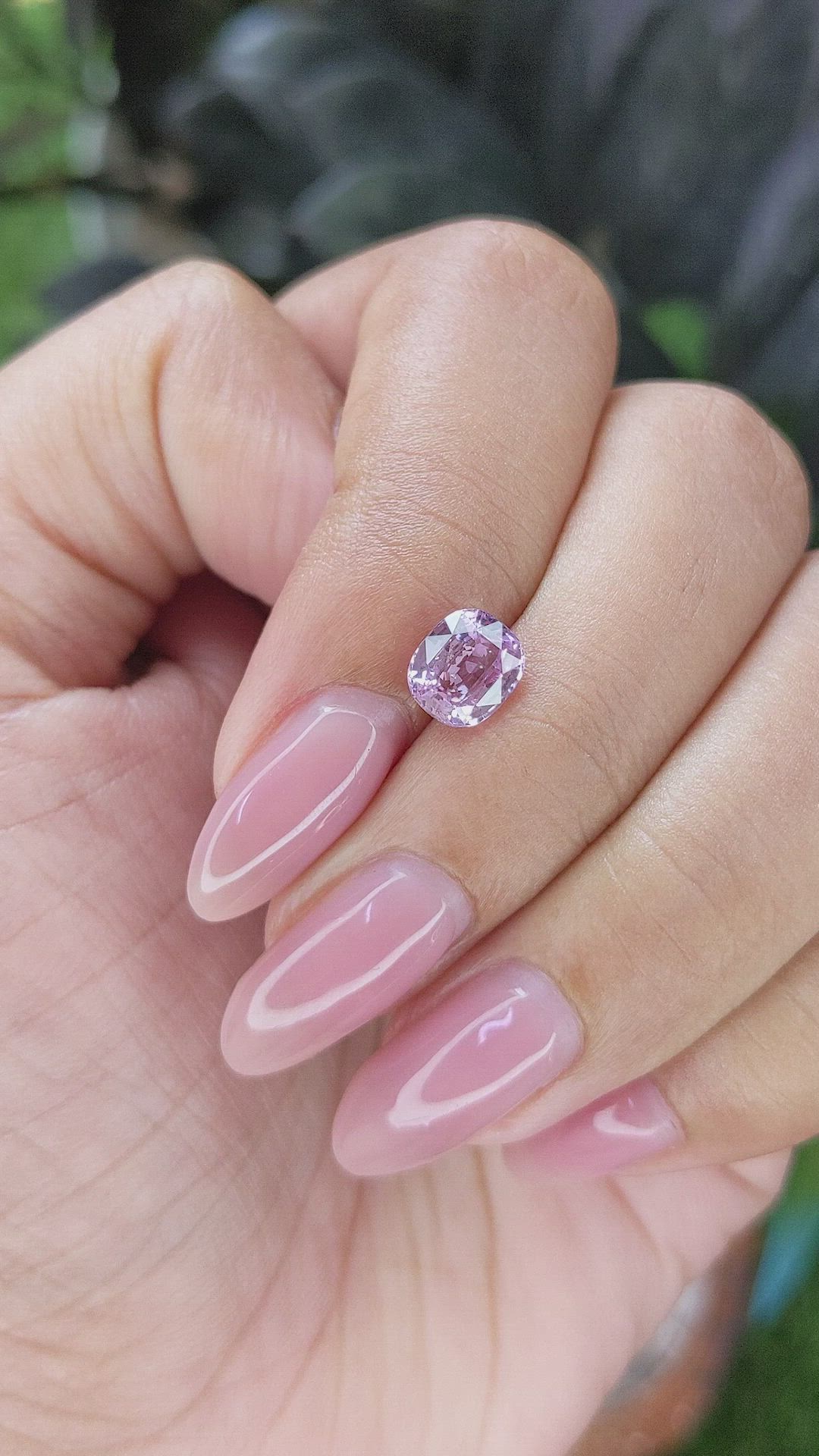 1.58 Ct. Pink Sapphire from Africa Size Video