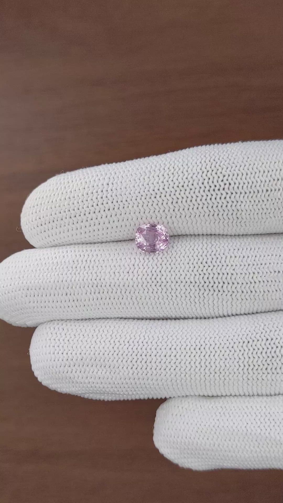 1.58 Ct. Pink Sapphire from Africa Size Video