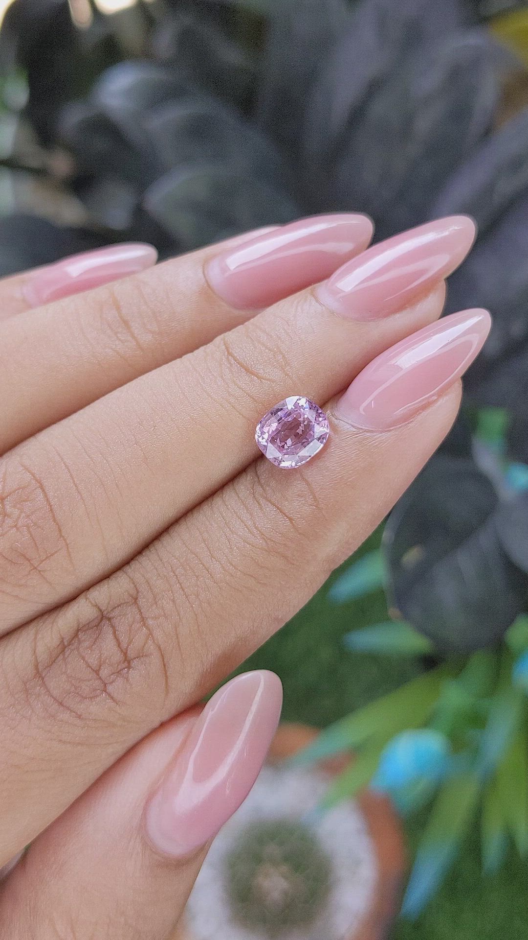1.58 Ct. Pink Sapphire from Africa Size Video