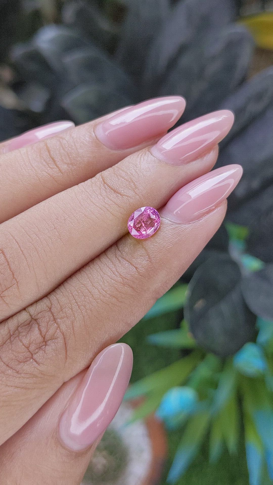 1.02 Ct. Pink Sapphire from Africa Size Video