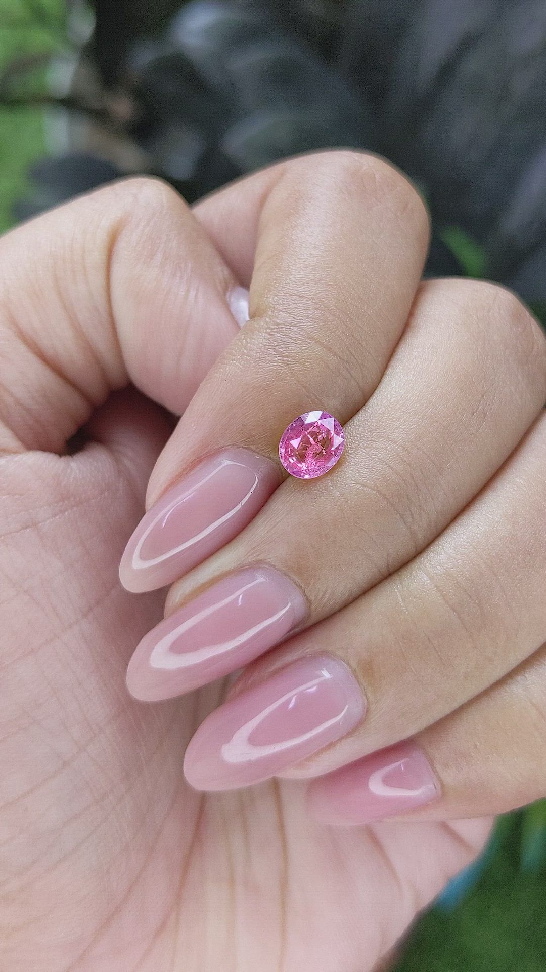 1.02 Ct. Pink Sapphire from Africa Size Video
