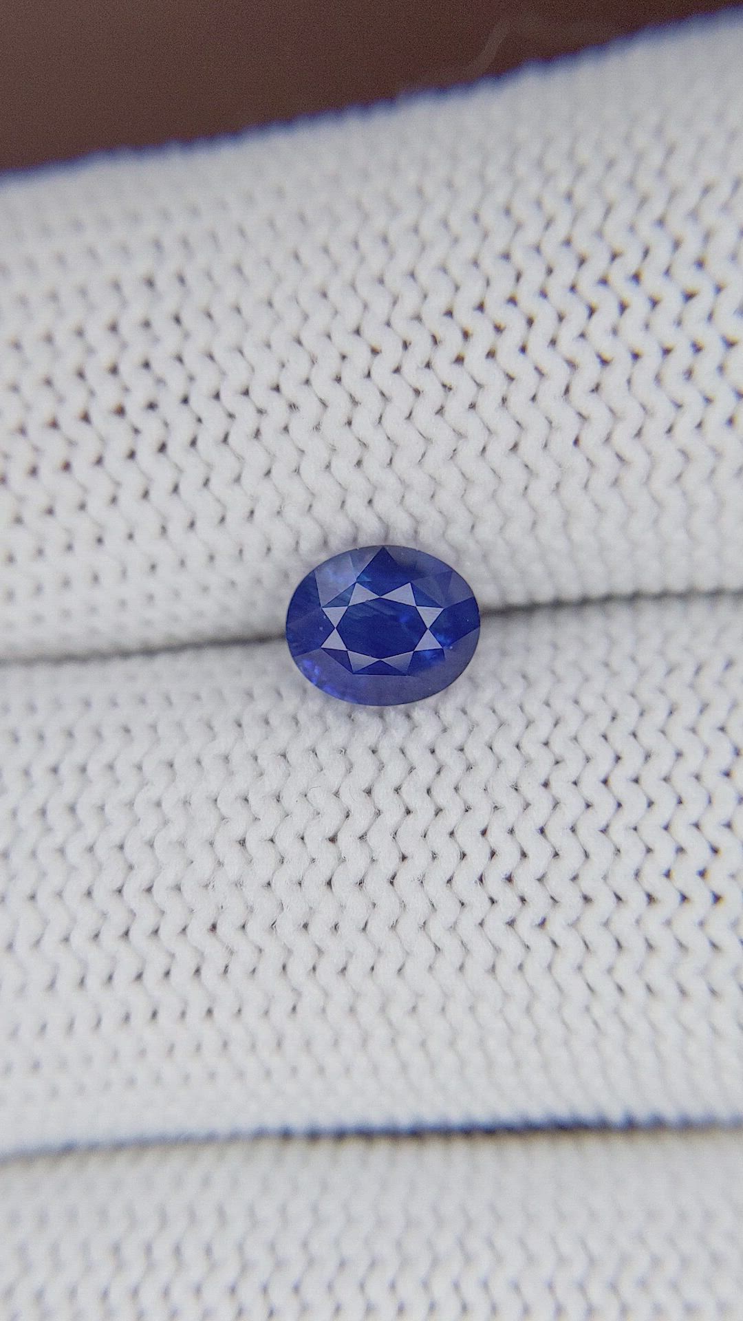 1.19 Ct. Blue Sapphire from Africa Size Video