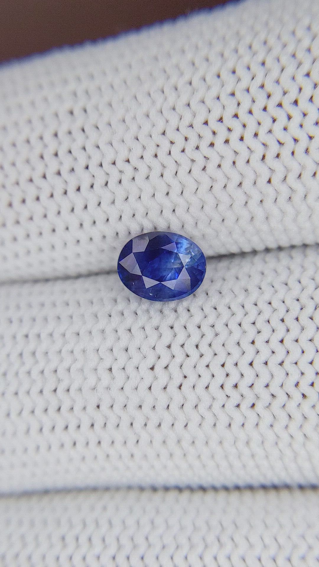 0.94 Ct. Blue Sapphire from Africa Size Video