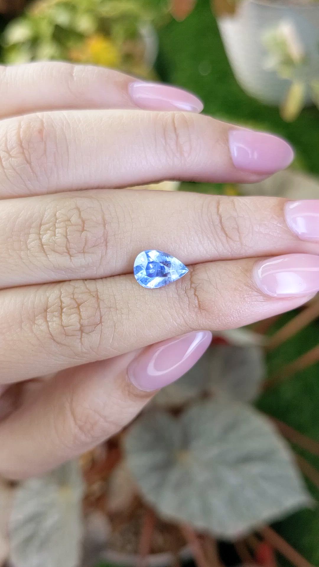 2.49 Ct. Blue Sapphire from Ceylon (Sri Lanka) Size Video