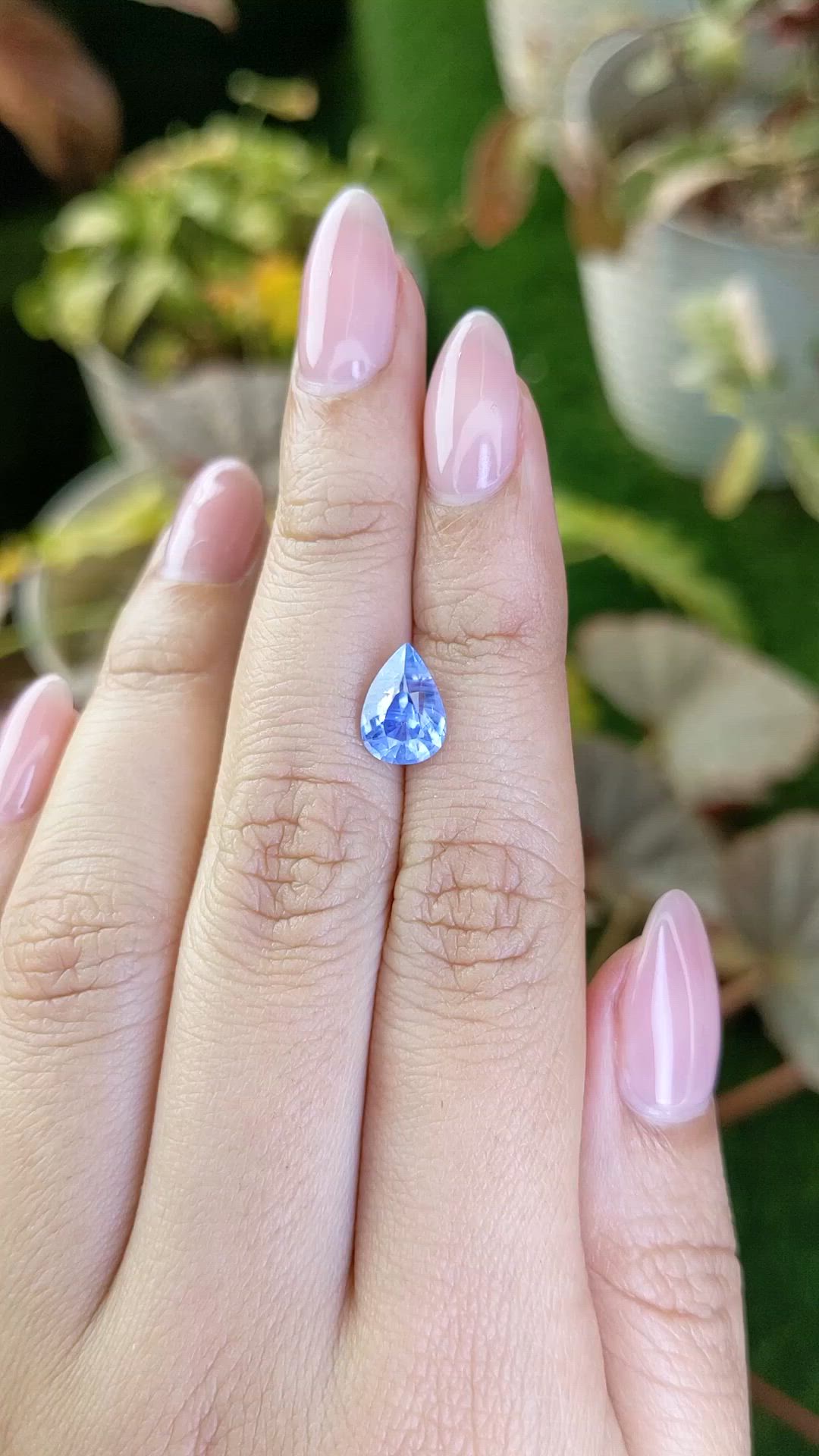 2.49 Ct. Blue Sapphire from Ceylon (Sri Lanka) Size Video
