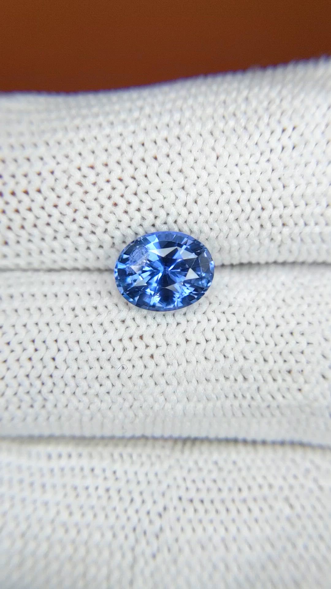 2.43 Ct. Blue Sapphire from Ceylon (Sri Lanka) Size Video