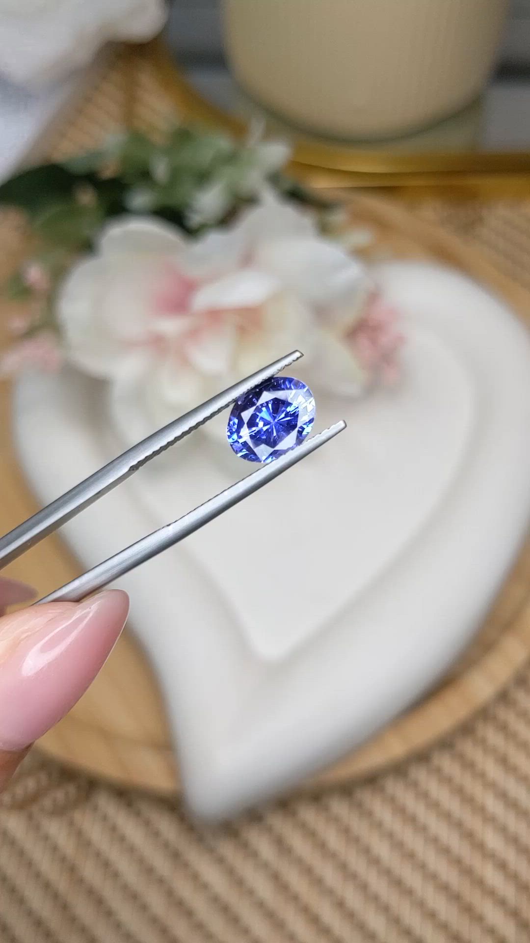 2.52 Ct. Blue Sapphire from Ceylon (Sri Lanka) Size Video