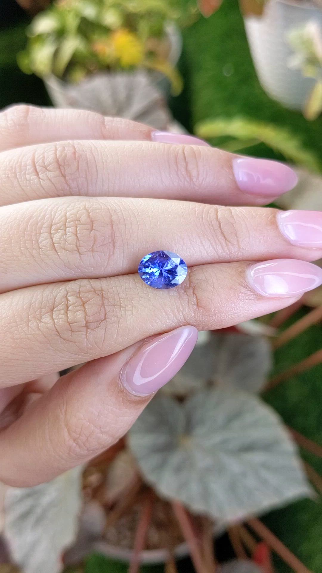 2.52 Ct. Blue Sapphire from Ceylon (Sri Lanka) Size Video