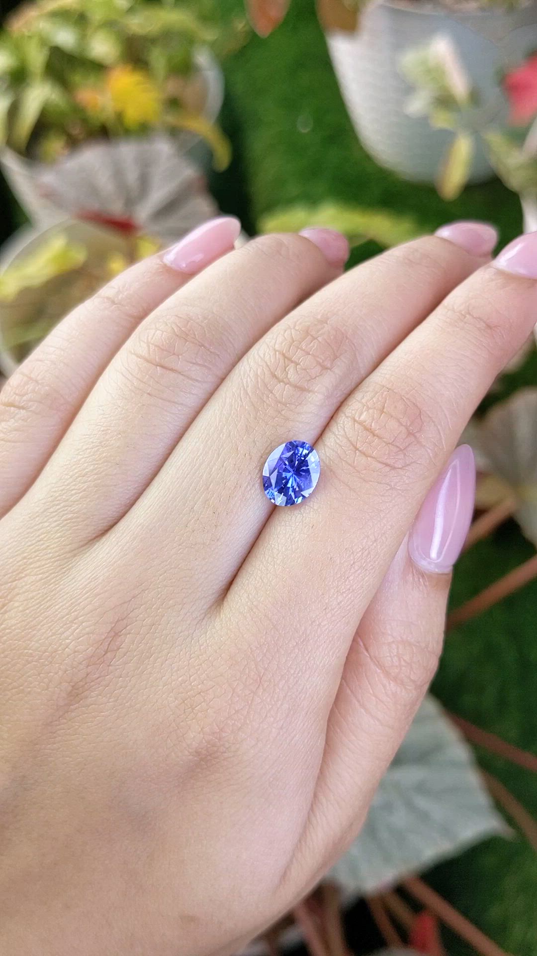 2.52 Ct. Blue Sapphire from Ceylon (Sri Lanka) Size Video