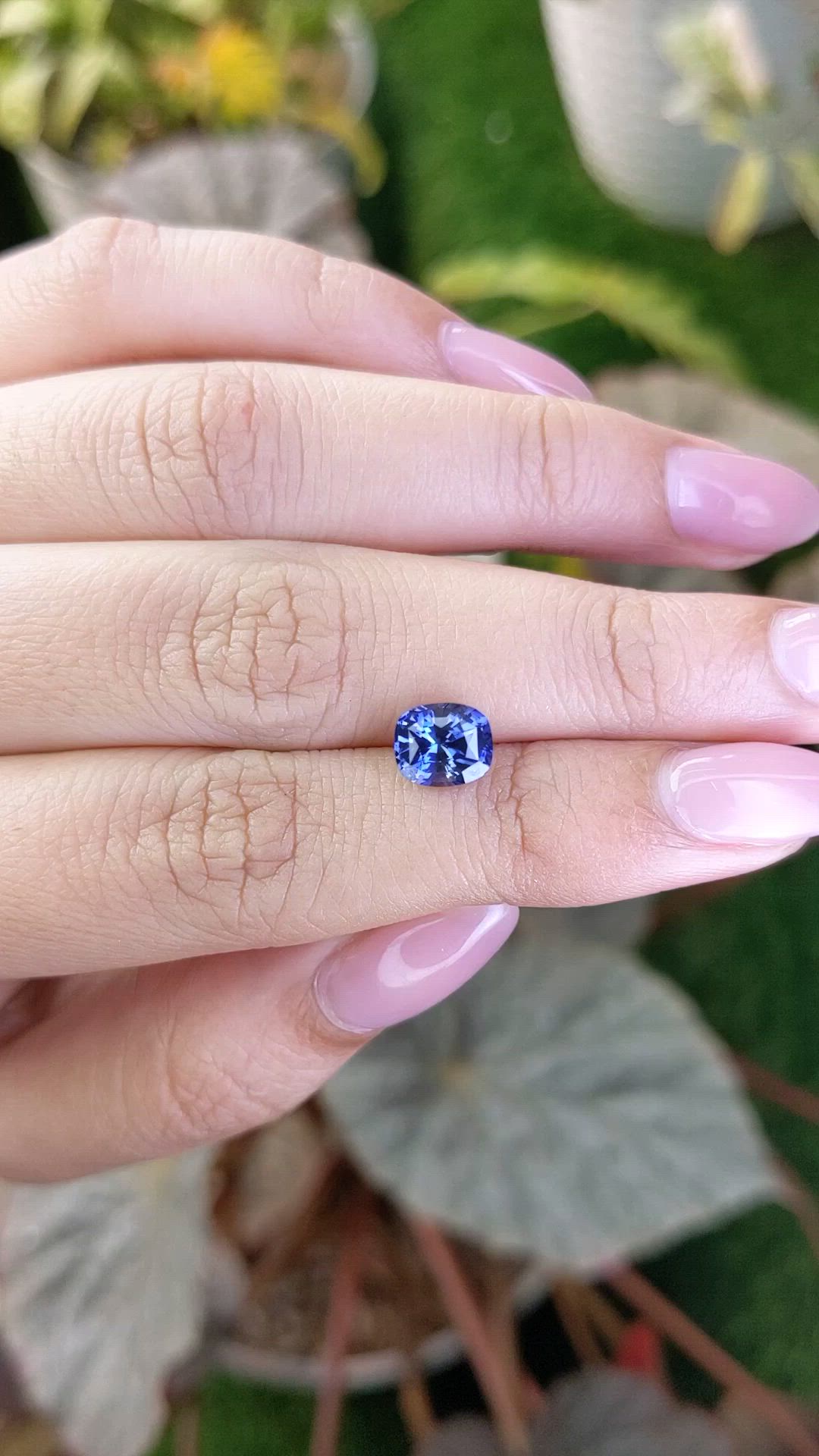 1.86 Ct. Blue Sapphire from Ceylon (Sri Lanka) Size Video
