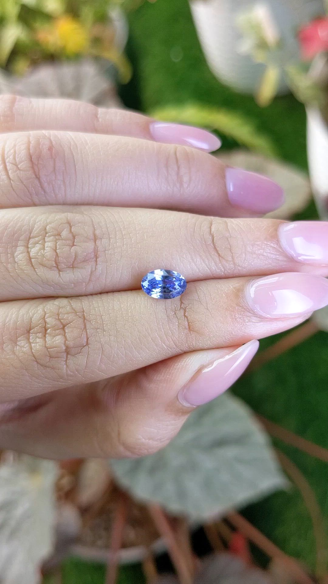 1.59 Ct. Blue Sapphire from Ceylon (Sri Lanka) Size Video